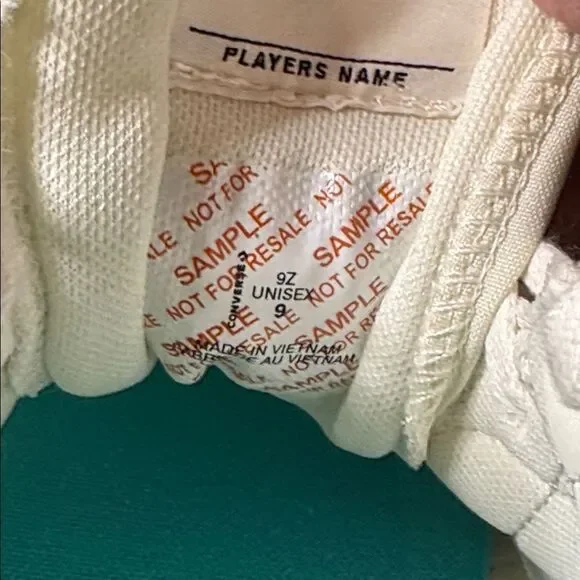 Converse Omega Unisex Gender Inclusive Beige White Sneakers Size 9 Unisex NEW - Picture 11 of 16